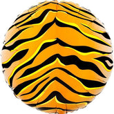 Tiger Print Foil Balloon - The Party Room